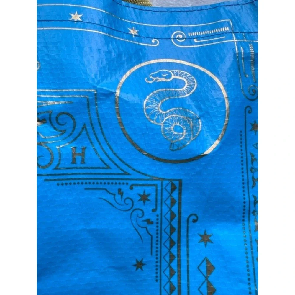 Universal Studios Harry Potter Wizarding World Blue Reusable Tote Bag Large